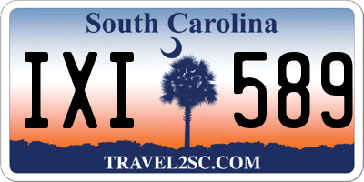 SC license plate IXI589