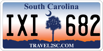 SC license plate IXI682