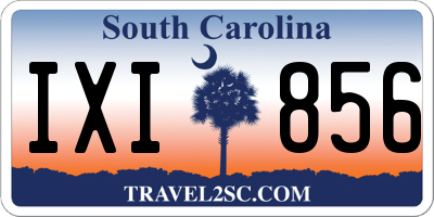 SC license plate IXI856