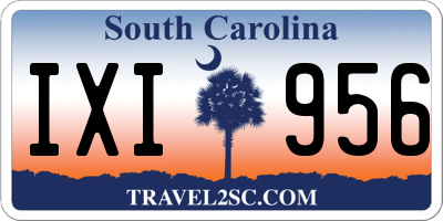 SC license plate IXI956