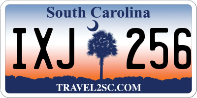 SC license plate IXJ256