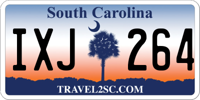 SC license plate IXJ264