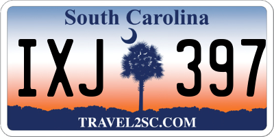 SC license plate IXJ397