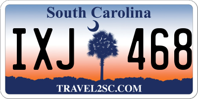 SC license plate IXJ468