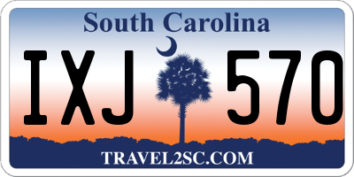 SC license plate IXJ570