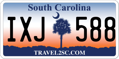 SC license plate IXJ588