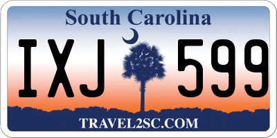 SC license plate IXJ599