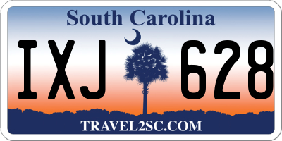SC license plate IXJ628