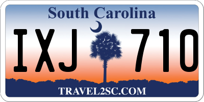 SC license plate IXJ710