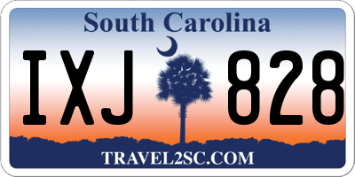 SC license plate IXJ828