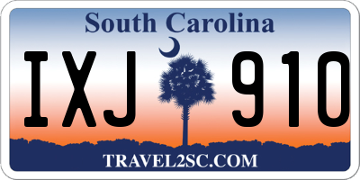 SC license plate IXJ910