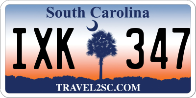 SC license plate IXK347