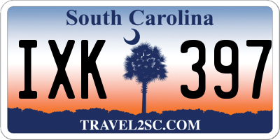 SC license plate IXK397