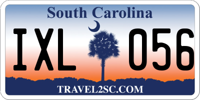 SC license plate IXL056