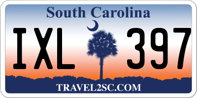 SC license plate IXL397