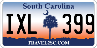SC license plate IXL399