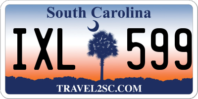 SC license plate IXL599