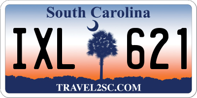 SC license plate IXL621