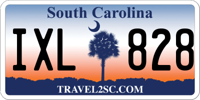 SC license plate IXL828