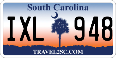 SC license plate IXL948