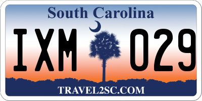 SC license plate IXM029