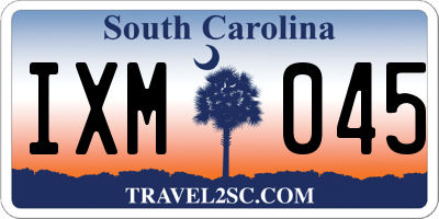 SC license plate IXM045