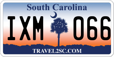SC license plate IXM066