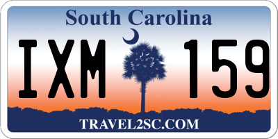 SC license plate IXM159