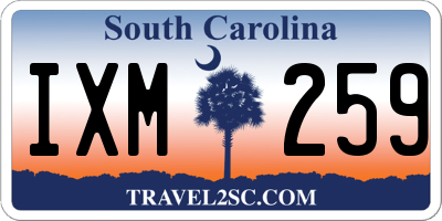 SC license plate IXM259