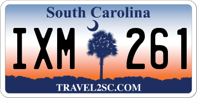 SC license plate IXM261