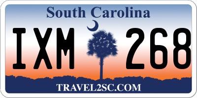 SC license plate IXM268