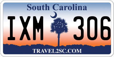 SC license plate IXM306