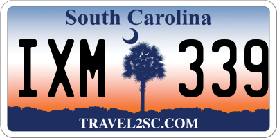 SC license plate IXM339