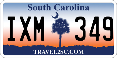 SC license plate IXM349