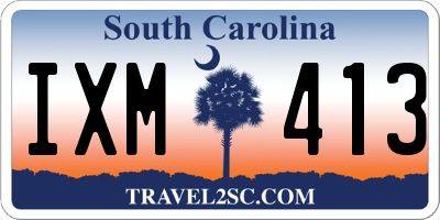 SC license plate IXM413