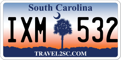 SC license plate IXM532