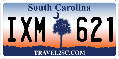 SC license plate IXM621