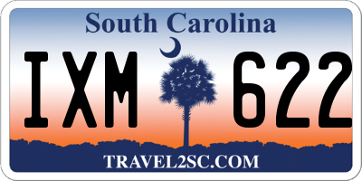 SC license plate IXM622