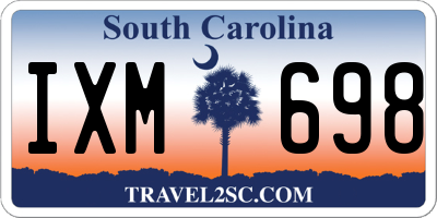 SC license plate IXM698