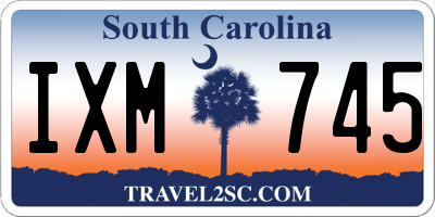 SC license plate IXM745