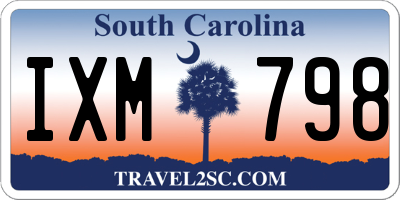 SC license plate IXM798