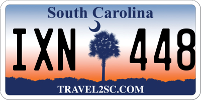 SC license plate IXN448