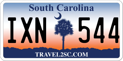 SC license plate IXN544