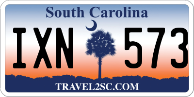 SC license plate IXN573
