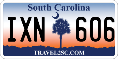 SC license plate IXN606