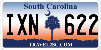 SC license plate IXN622