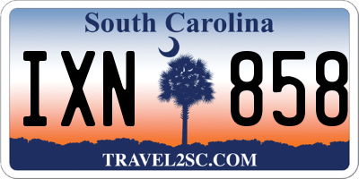 SC license plate IXN858