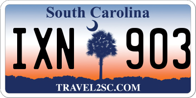 SC license plate IXN903