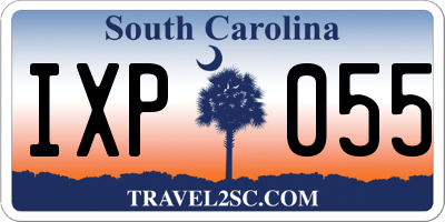 SC license plate IXP055