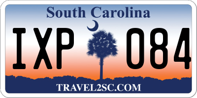 SC license plate IXP084